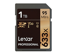 雷克沙（Lexar） 633x V30 SD高速存储卡