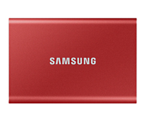 三星（SAMSUNG）T7 USB3.2 Gen2 移动固态硬盘 火星红