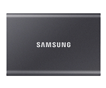 三星（SAMSUNG）T7 USB3.2 Gen2 移动固态硬盘 太空灰