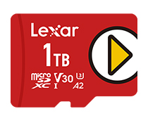 雷克沙（Lexar）PLAY microSDXC™ UHS-I 存储卡